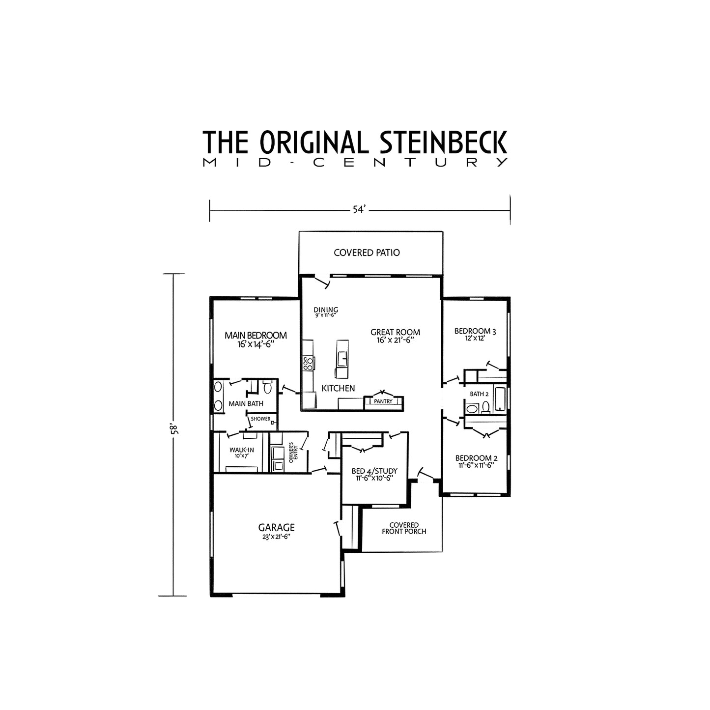 The Original Steinbeck Mid-Century